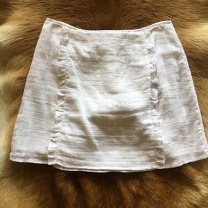 Wild Honey White Mini Skirt Size M